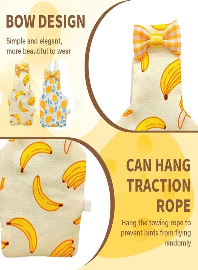 squishy 2 pcs Bird Diaper, 2-Pack Parrot Diaper Set with Adjustable Straps, Lightweight and Washable Bird Diapers for Cockatiels, Budgies, and Small Parrots, Size L (Yellow and Blue, L, 2, Count) - Image 5